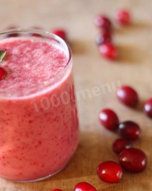 Клюквенный смузи
