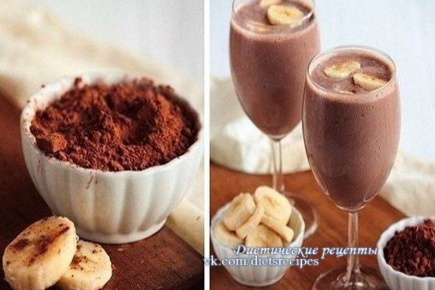 Рецепт кофейно-бананового смузи