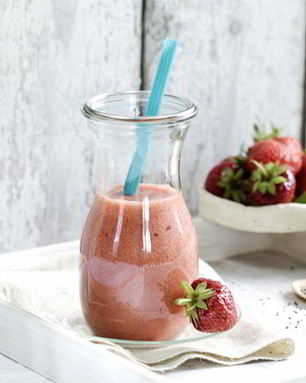 Коктейль-смузи Клубничный