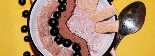 малиновый смузи-боул. Шаг 6