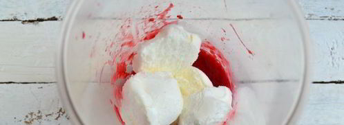 малиновый смузи с мороженым. Шаг 3