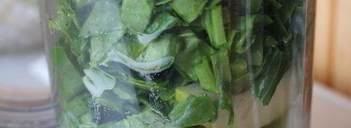 напиток зеленый смузи. Шаг 4