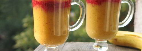 полосатый смузи. Шаг 9