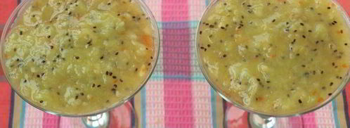 праздничный фруктовый смузи. Шаг 5