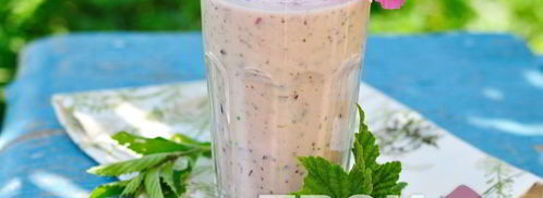 смузи из черной смородины и мяты. Шаг 4