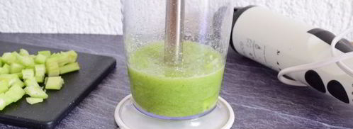 смузи из огурцов и сельдерея. Шаг 5