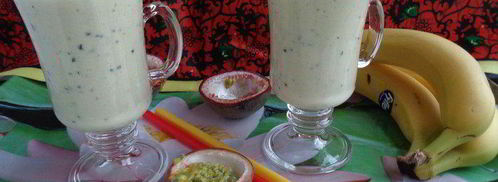 смузи маракуйя-банан-кокос. Шаг 6