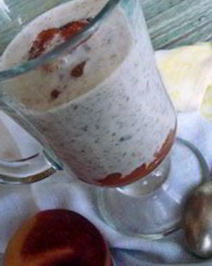 Смузи на кефире с нектарином