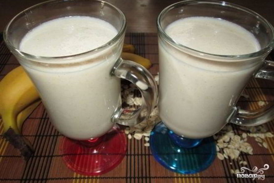 Рецепт смузей с бананом и молоком