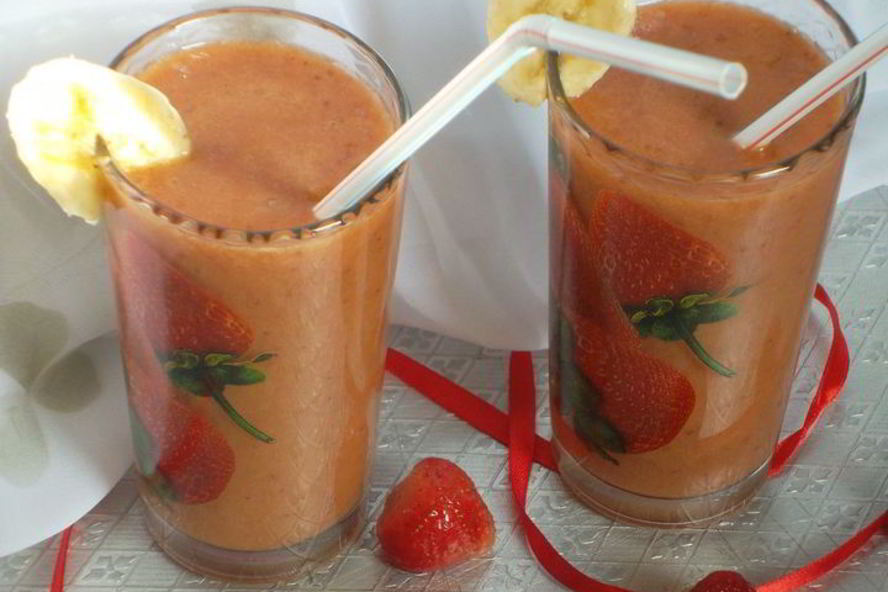 Рецепт смузей с бананом и зеленым чаем