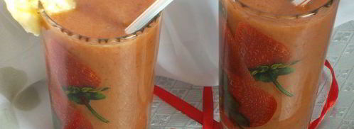 смузи с бананом и зеленым чаем. Шаг 7