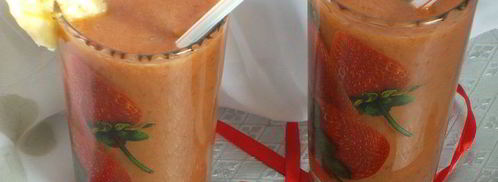 смузи с бананом и зеленым чаем. Шаг 8