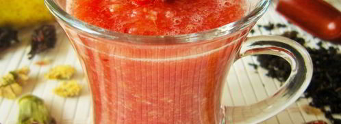 смузи с грушей, апельсином и зеленым чаем. Шаг 5