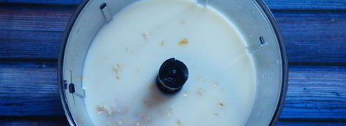 смузи с овсянкой, бананом и клубникой. Шаг 2