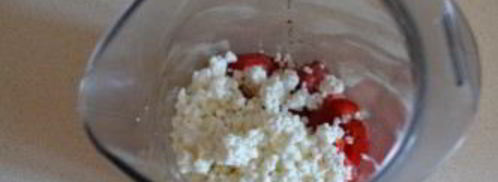 смузи с творогом и бананом. Шаг 4