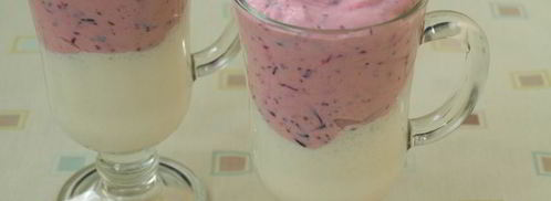 смузи с творогом и черной смородиной. Шаг 5