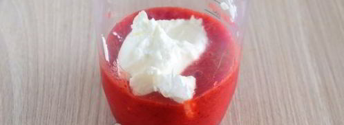 смузи с замороженной клубникой. Шаг 6