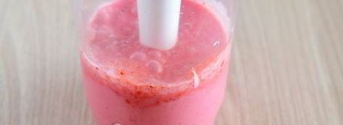 смузи с замороженной клубникой. Шаг 8