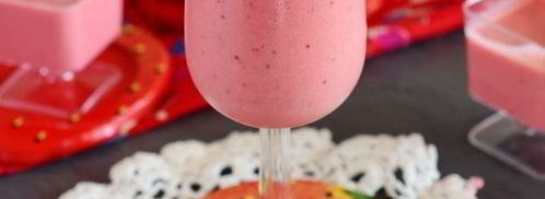 смузи с замороженной клубникой. Шаг 9