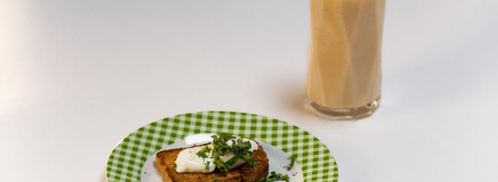 цитрусовый смузи и тост с яйцом пашот. Шаг 3