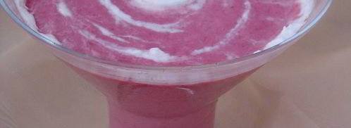 вишневый смузи с йогуртом и овсяными хлопьями. Шаг 5