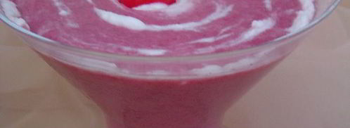 вишневый смузи с йогуртом и овсяными хлопьями. Шаг 7