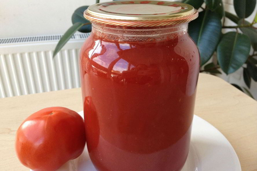 Рецепт томатного сока