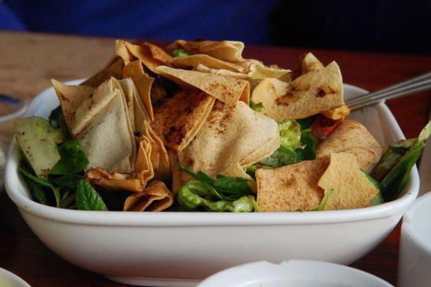 Рецепт фатуша, крестьянского салата