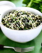 Греческий рисовый салат