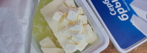 греческий салат с брынзой. Шаг 5