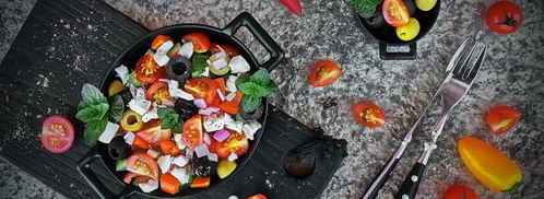 греческий салат с брынзой. Шаг 8