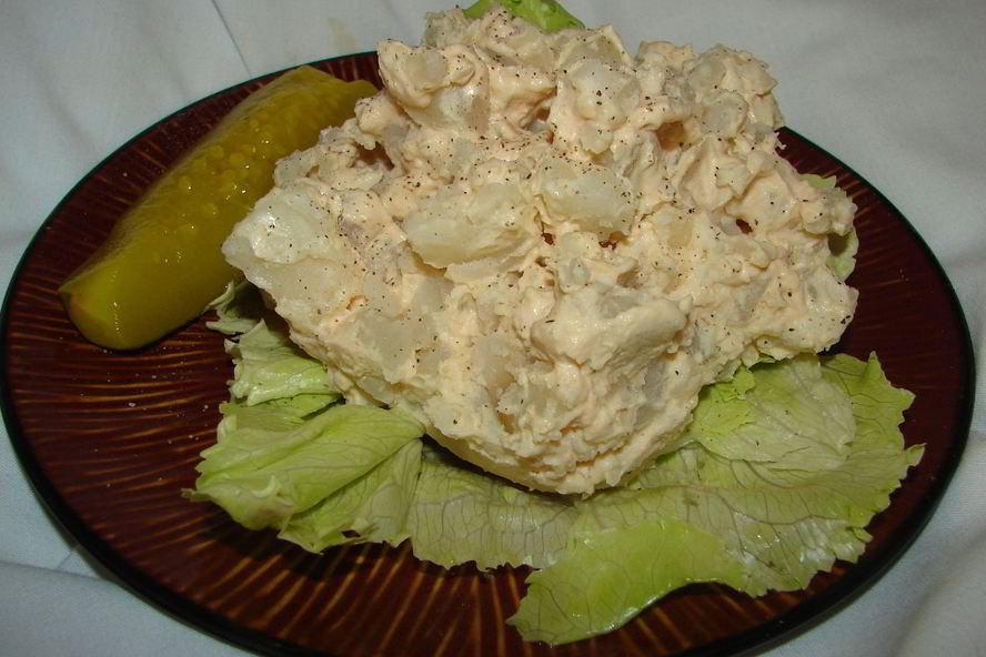 Рецепт американского картофельного салата с уксусом и майонезом