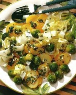 Брюссельский картофельный салат с эндивием