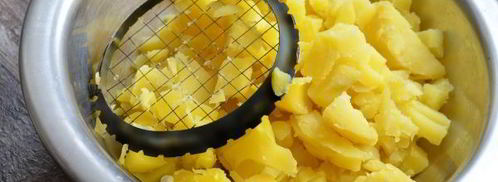 горячий картофельный салат. Шаг 6