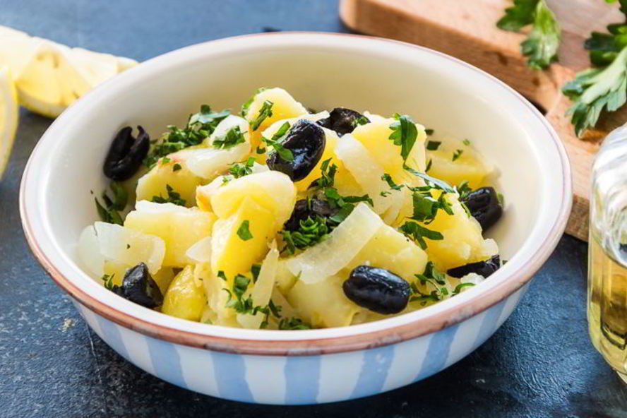 Рецепт картофельного салата по-критски