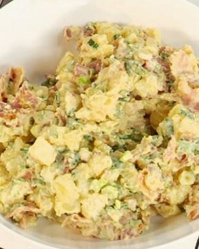 Картофельный салат с беконом