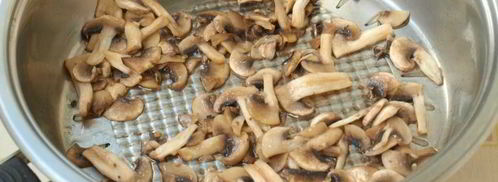 картофельный салат с фасолью и шампиньонами. Шаг 4