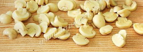 картофельный салат с маринованными грибами. Шаг 6