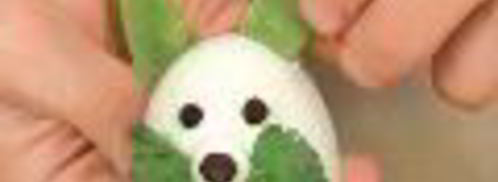 картофельный салат зайчик. Шаг 3