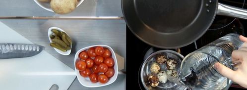 новогодний картофельный салат с говядиной. Шаг 2