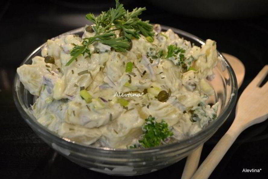 Рецепт простого картофельного салата