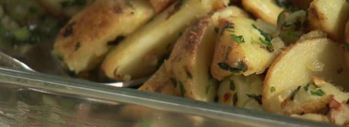 салат из картофеля с печеными лимонами. Шаг 5