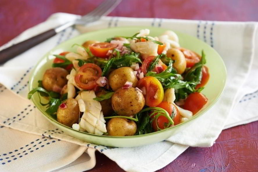 Рецепт салата из молодого картофеля