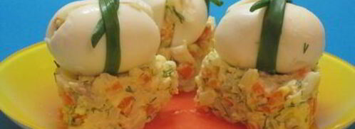 салат картофельный с сельдью. Шаг 6