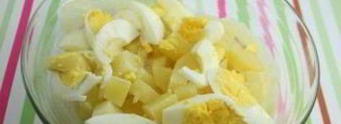 салат картофельный с яйцом. Шаг 4