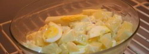 салат картофельный с яйцом. Шаг 5