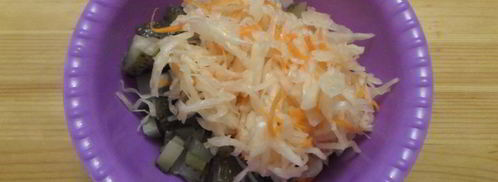 салат с картофелем и соленьями. Шаг 4