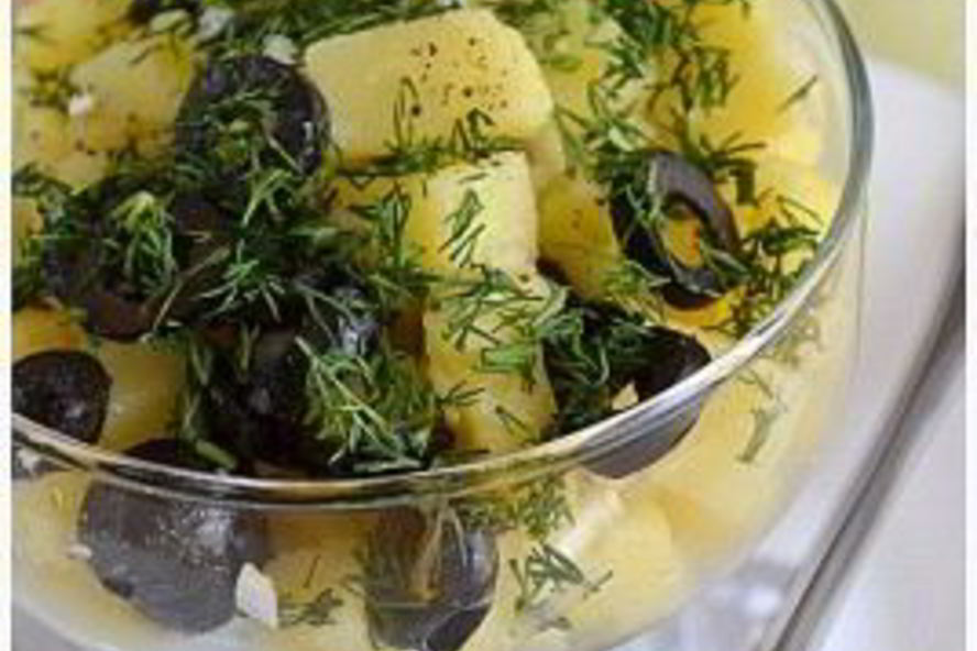 Рецепт салата с картофелем