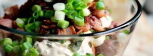 салат с запеченным картофелем. Шаг 12