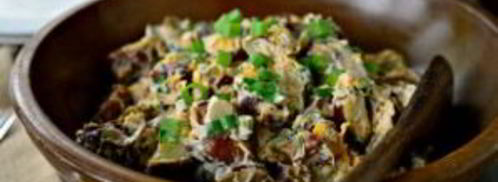 салат с запеченным картофелем. Шаг 14